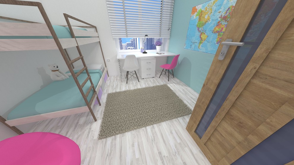 Технический проект двухкомнатной квартиры 60 кв. м. Застройщик Крост