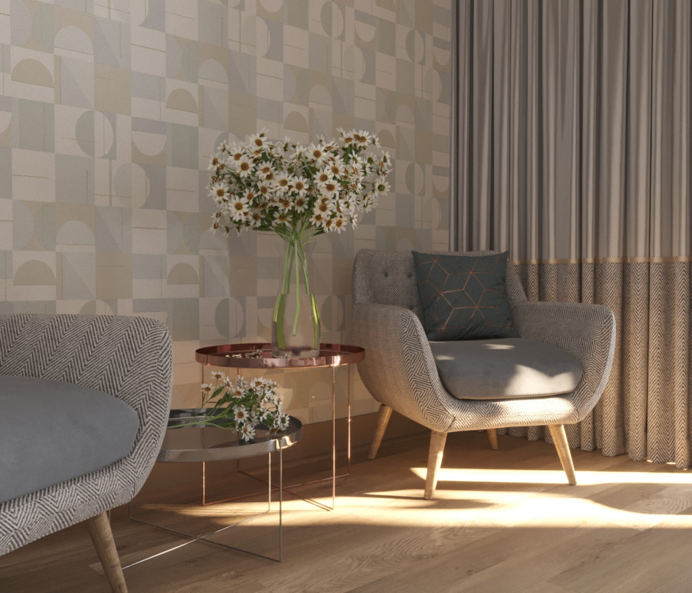 Дом с 2х светной гостиной