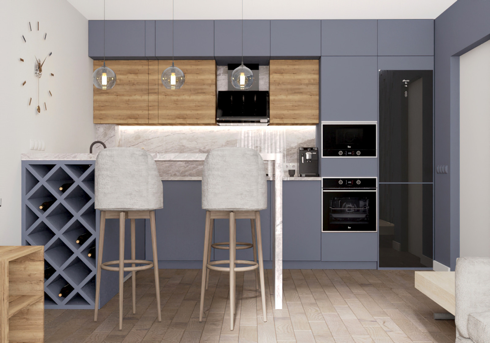 Интерьер квартиры ЖК МАШКОВ