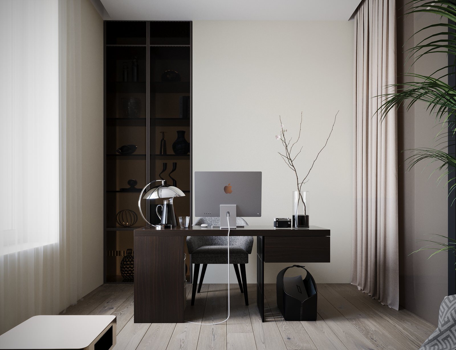 Визуализация кухни-гостиной в жк  Амур-Сити