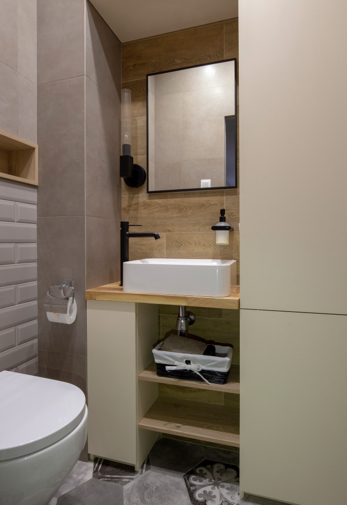 Проект 3-х комнатной квартиры "Лесная Рапсодия". Санузел.