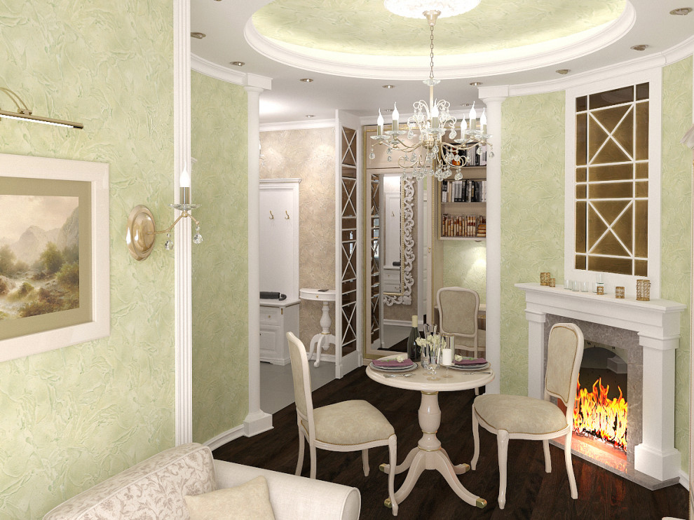 Обложка проекта: Гостиная в классическом стиле