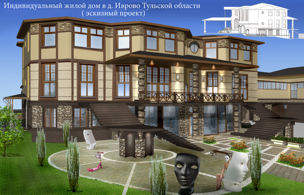 Индивидуальный жилой дом в д.Иврово Ленинского района Тульской области