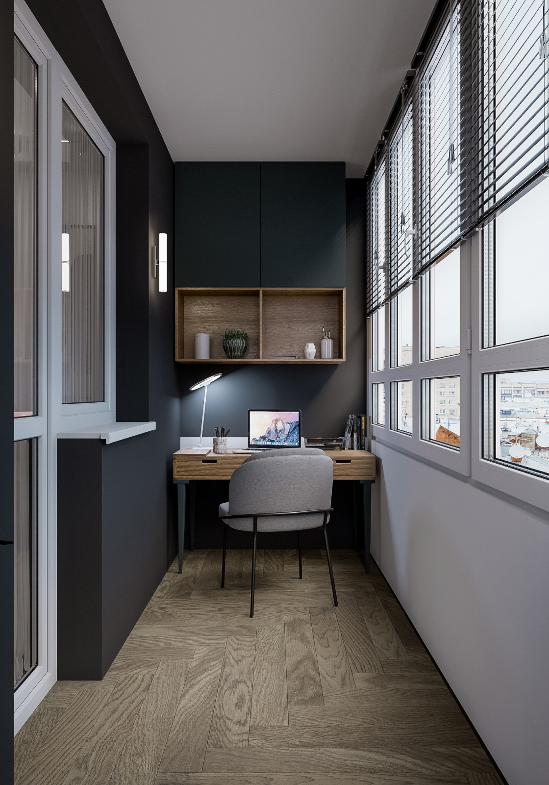 Квартира в современном стиле с элементами Лофт