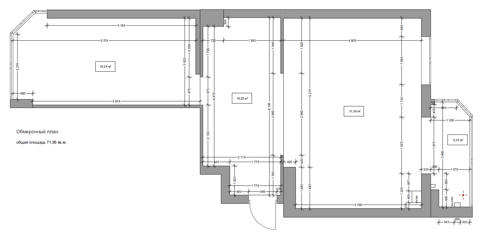 ЖК "Вересаево" 72 кв.м.