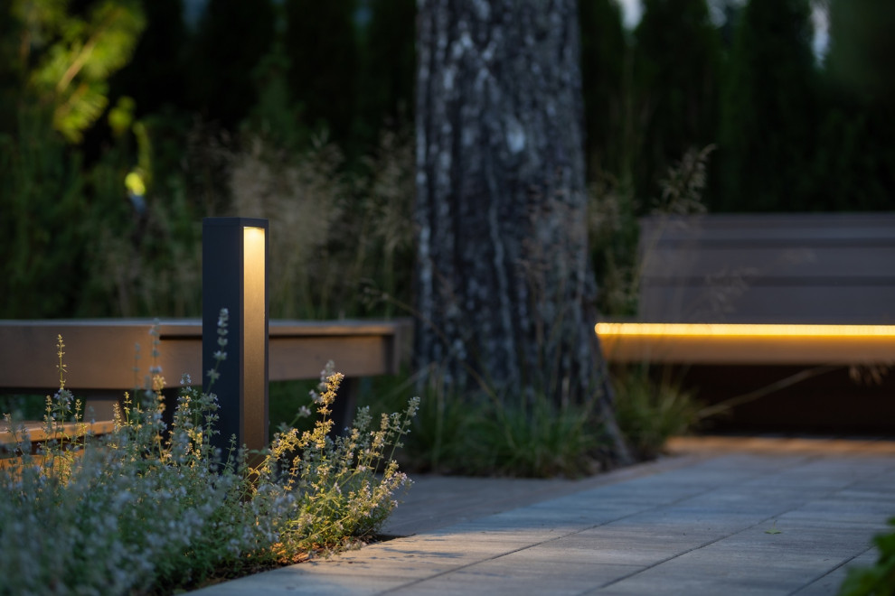 Освещение участка в таунхаусе Park Fonte