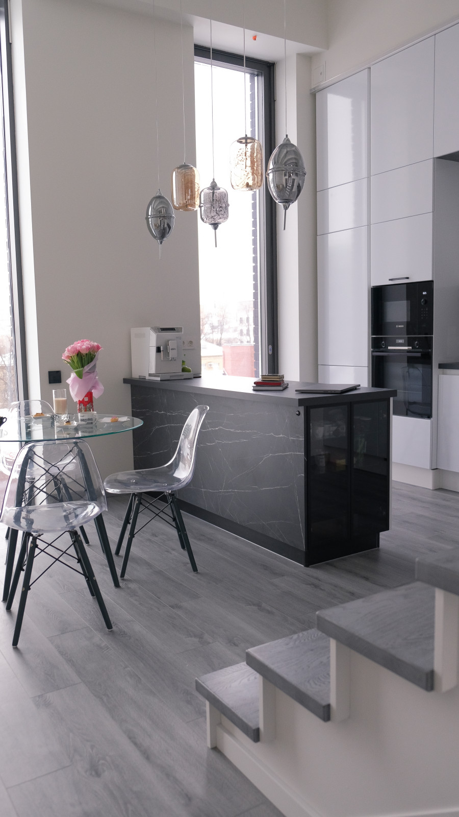 Обложка проекта: Лофт-пространство площадью 60 кв.м. Новостройка. Фото