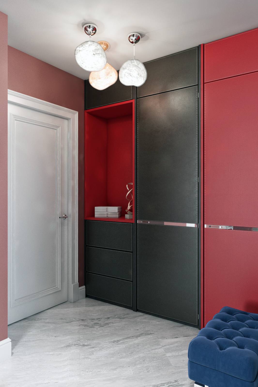 Интерьер квартиры в ЖК Wellton Park (95,7 кв.м.) "Палитра"