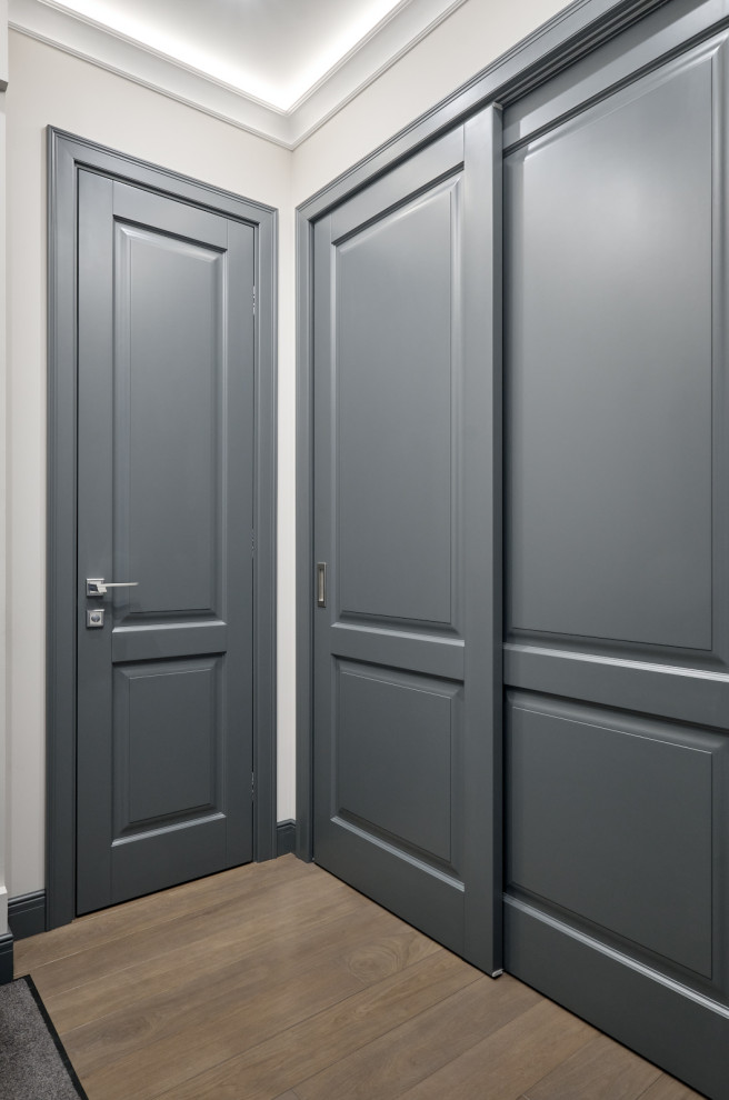 Квартира в серо-белых тонах