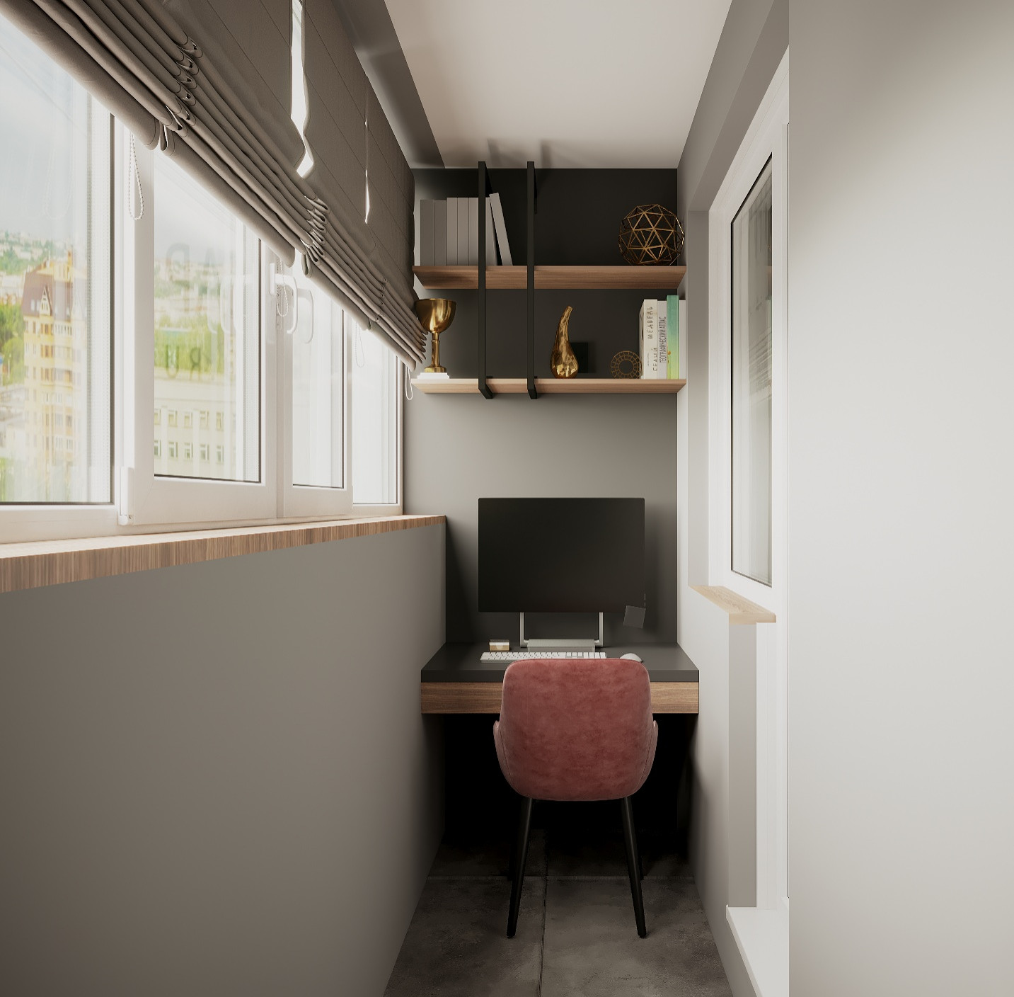 Дизайн проект однокомнатной квартиры 42 кв.м 4