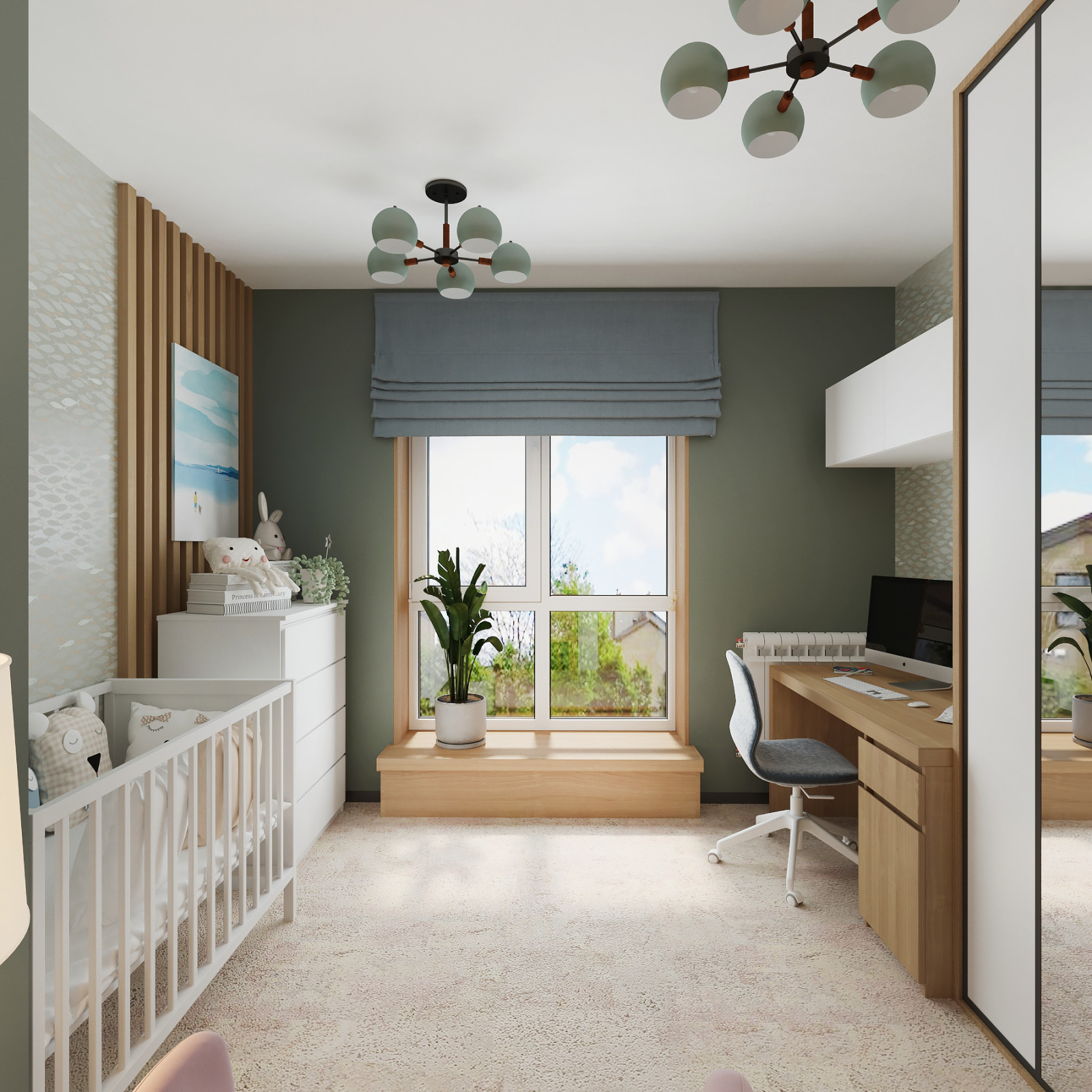 Акцентный Синий