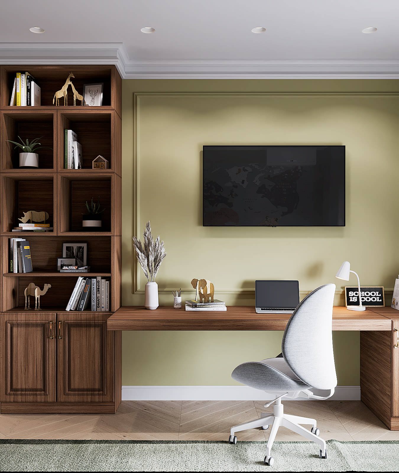 Проект интерьера частного дома, г. Ростов-на-Дону, площадью 120 кв.м.