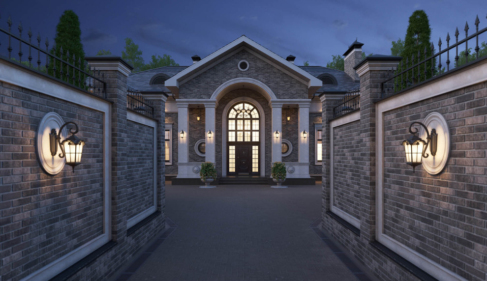 Архитектурный проект одноэтажного жилого дома площадью 400 кв.м.