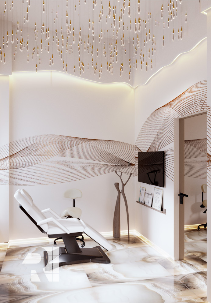 Дизайн салона красоты в стиле современный ар-деко