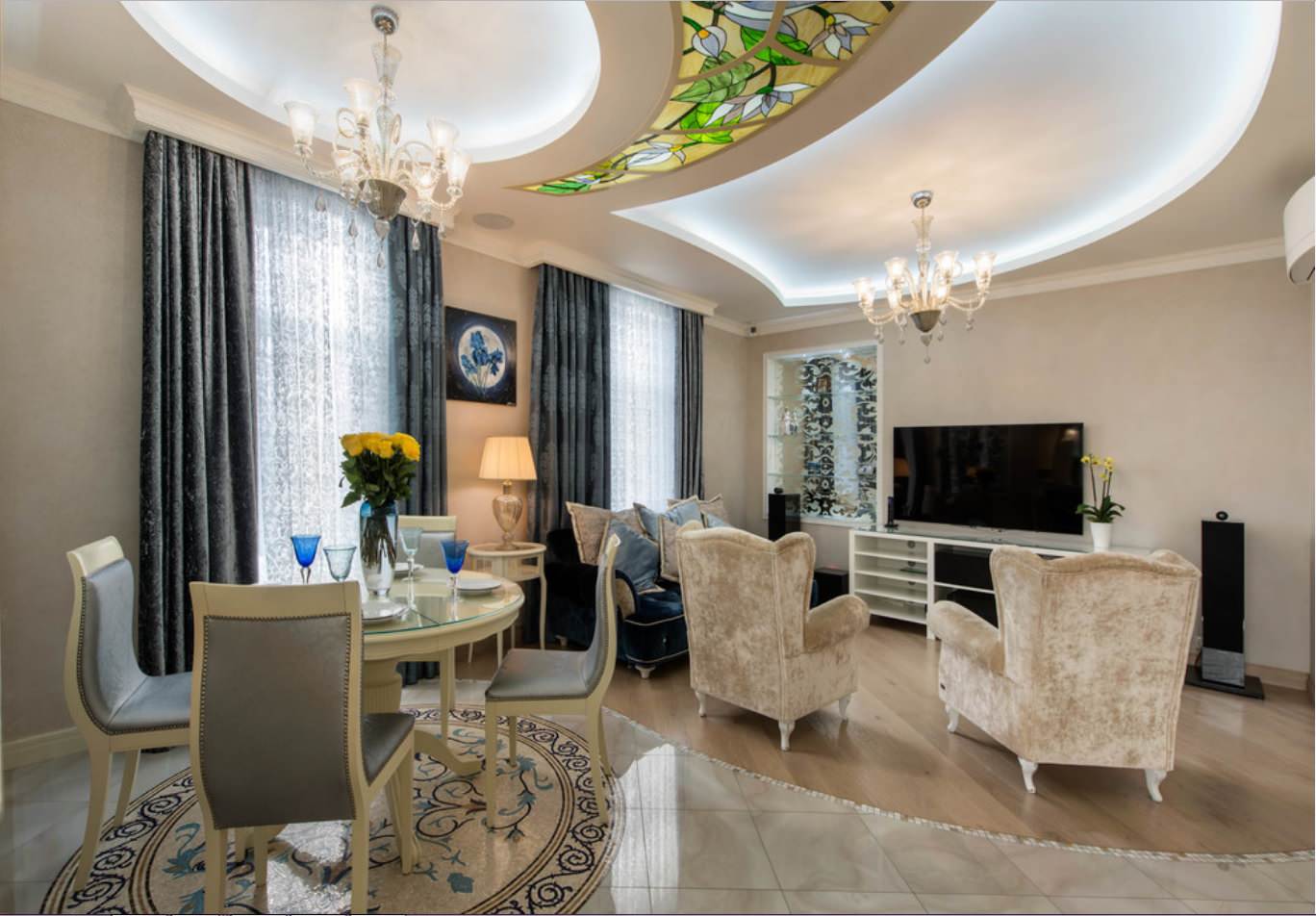 Декоративная штукатурка в интерьере