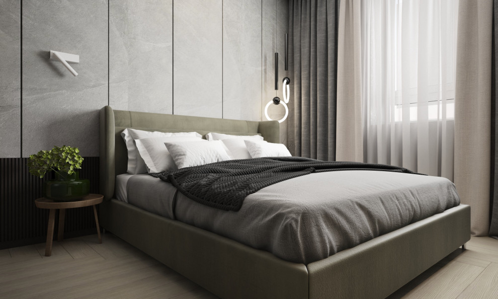 Дизайн интерьера однокомнатной квартиры ЖК Онега