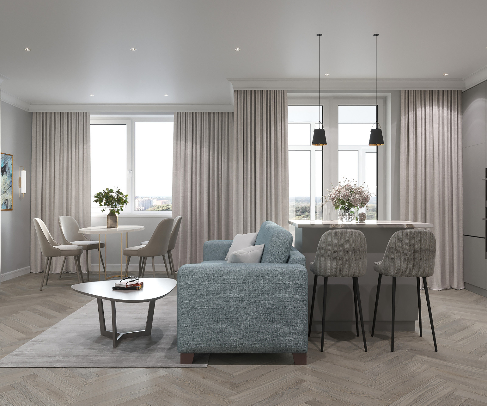 Обложка проекта: Весна на Заречной улице