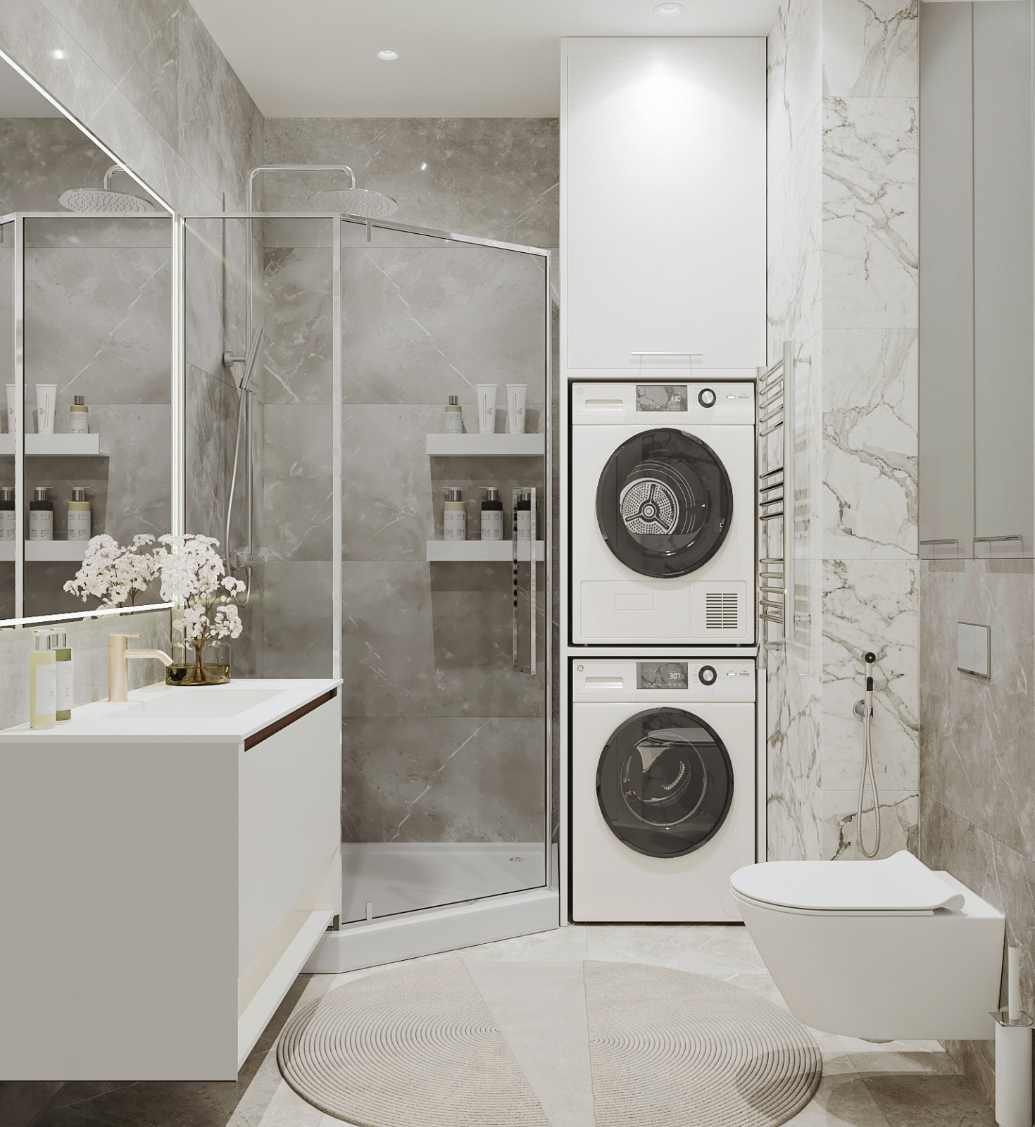 Интерьер в современном стиле в ЖК NOW