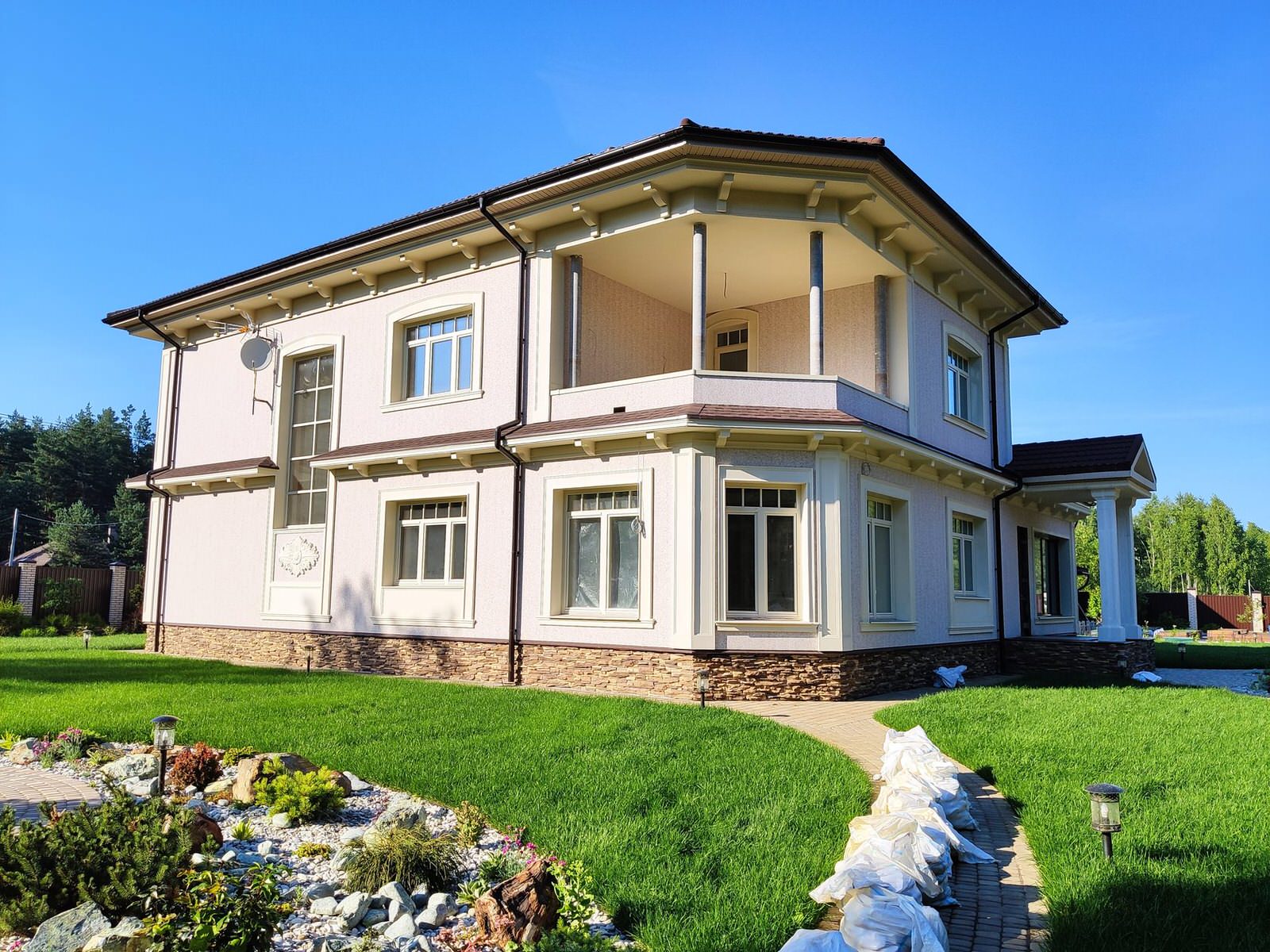 Проект дома 520 м2 в КП Сосновый край