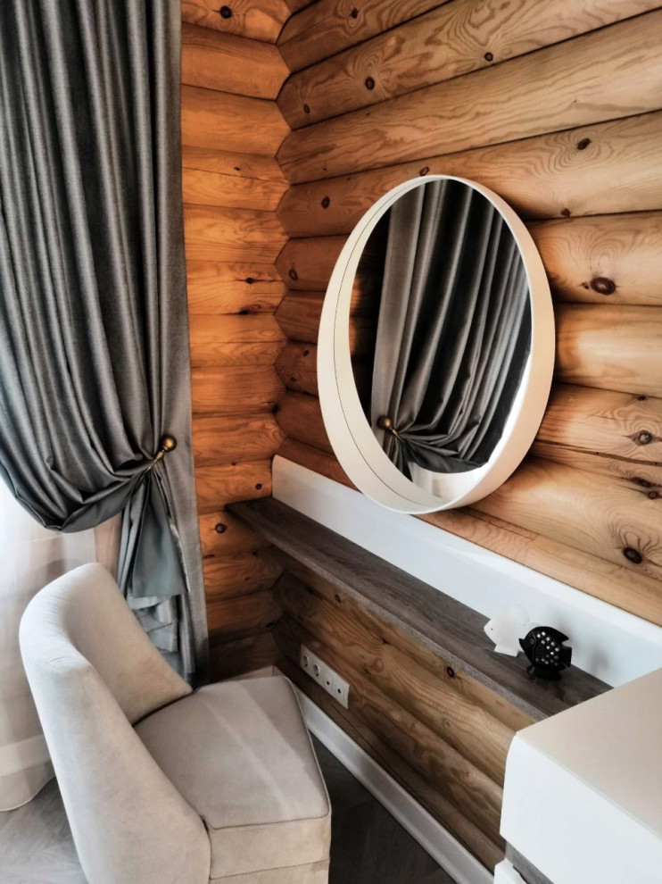 Деревянный дом в современном стиле