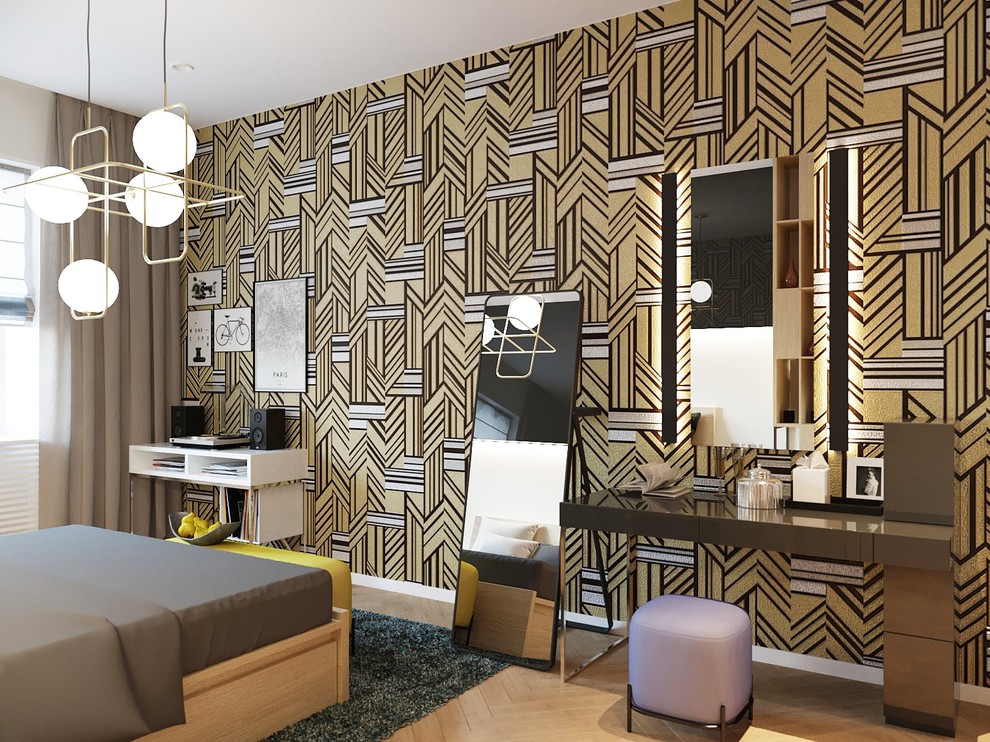 Двухкомнатная квартира на ул. Советская в стиле mid-century