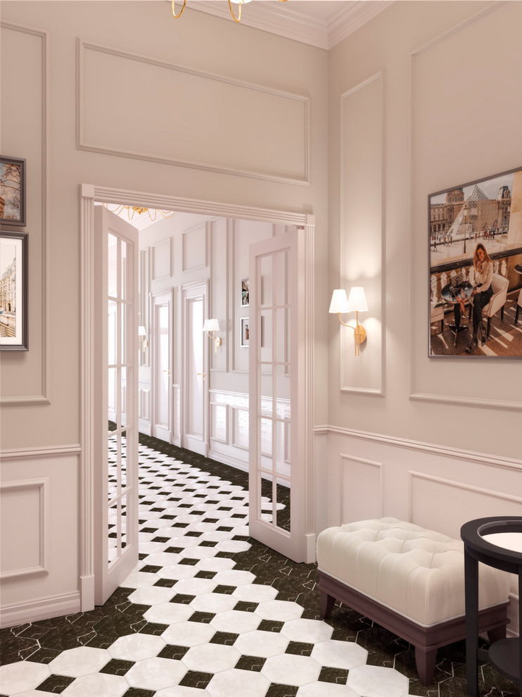 Дизайн коридора в классическом стиле. Частное домовладение г. Ставрополь