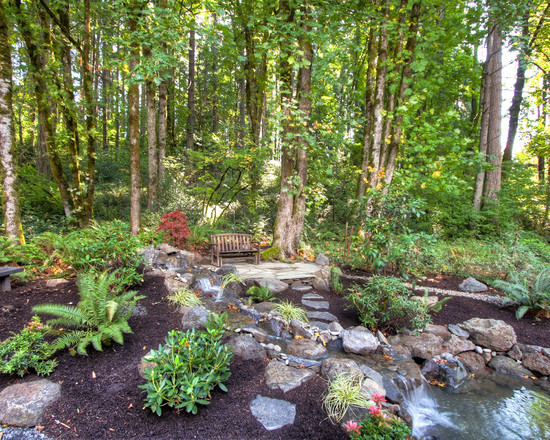 Ландшафтный дизайн на лесном участке