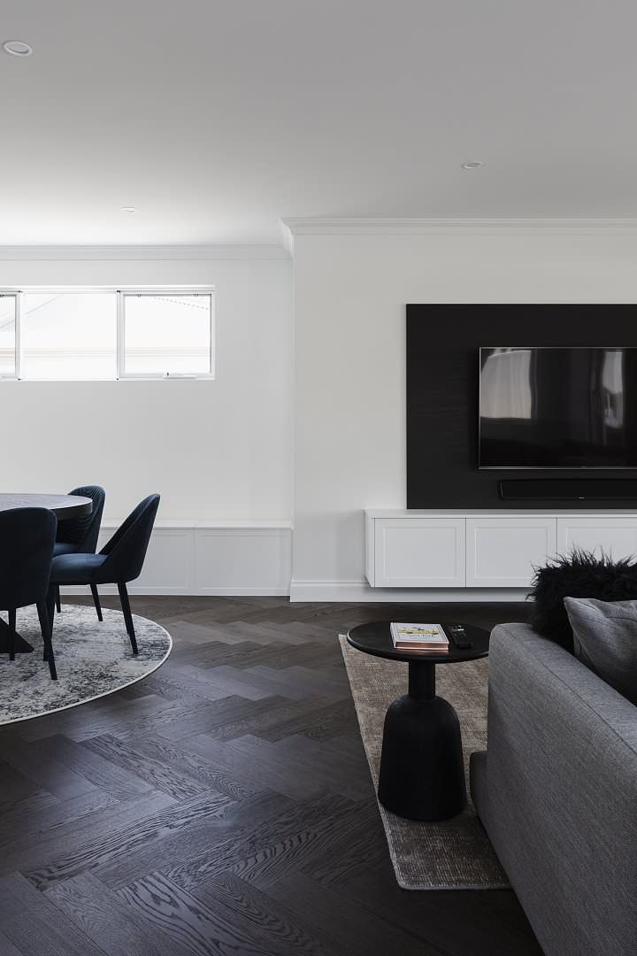 Черно-белый интерьер