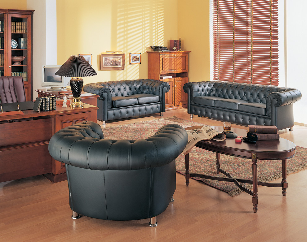Диванная группа "Крофорд" в интерьере кабинета