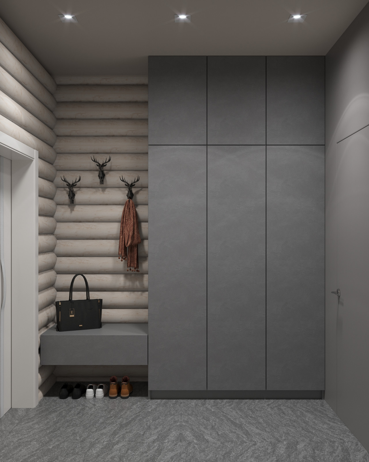 Обложка проекта: Дом из бревна в КП "Золотые Сосны"