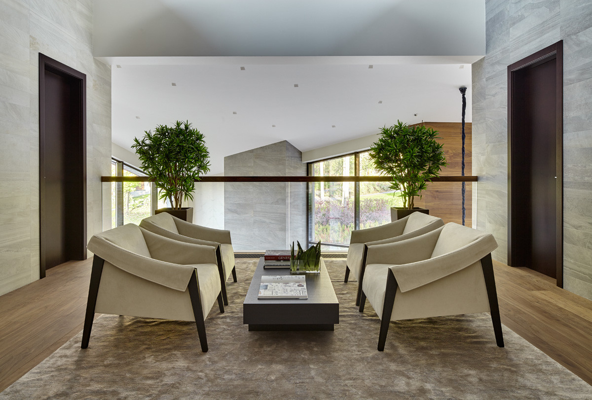 Интерьеры загородного дома на Истре