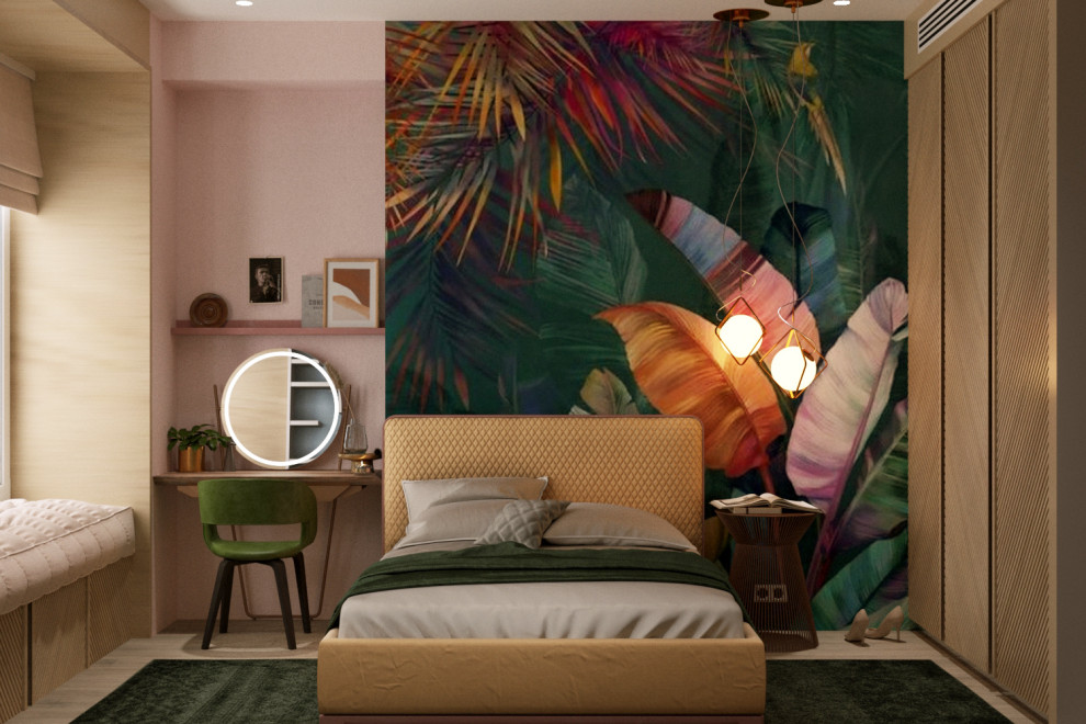 Спальня ЖК Родной город проект "Солнечное конфетти"