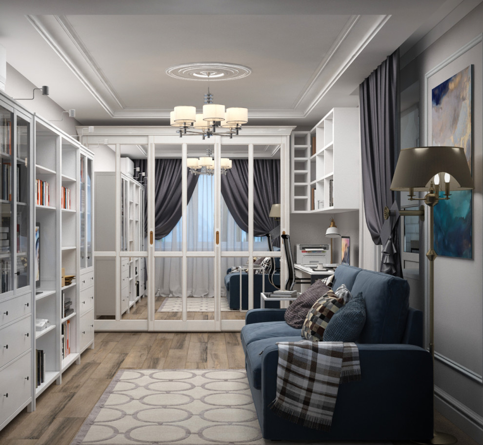 Дизайн проект гостиной в г. Жуковский