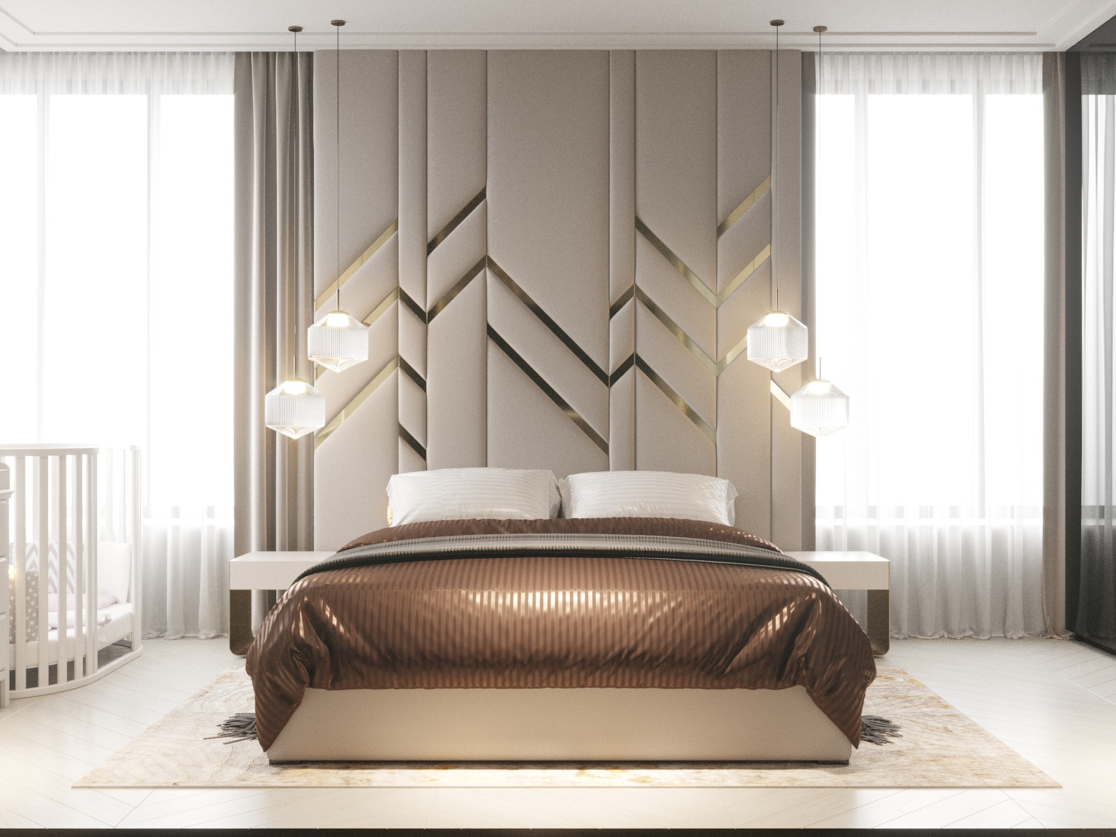 Москва, квартира 70 м2_Спальня