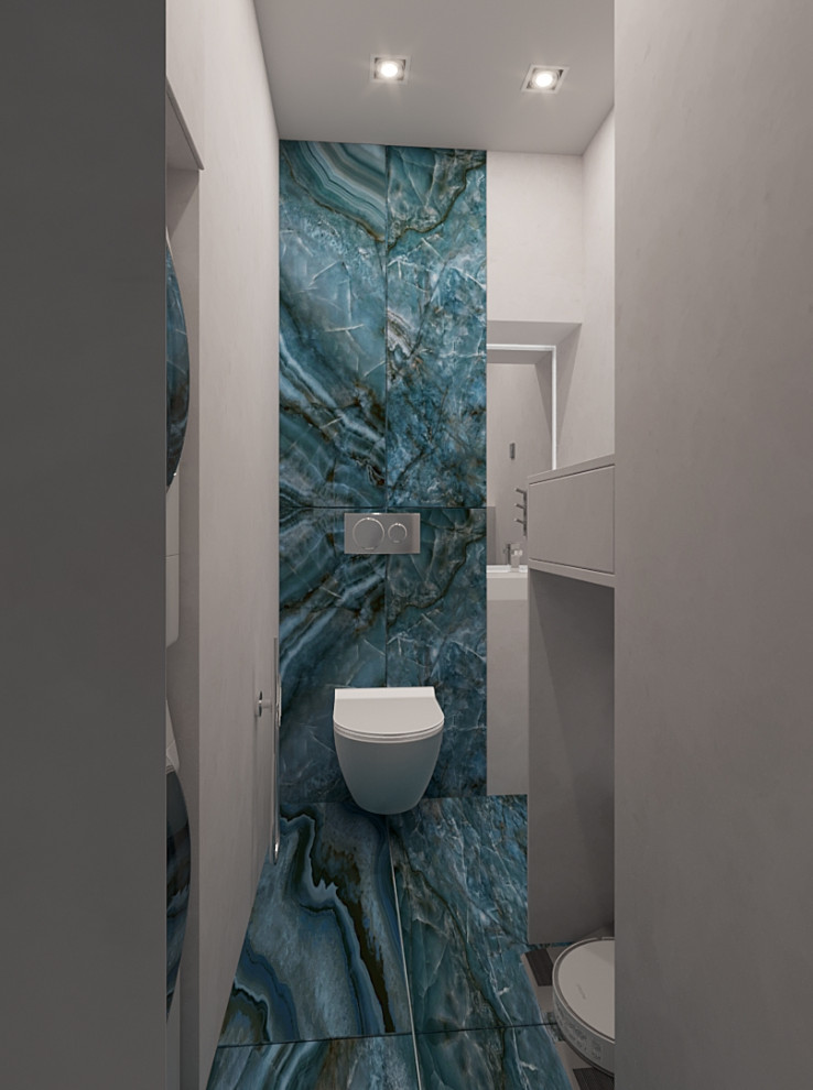 Интерьер Квартиры 84 м2 в Москве в современном минимализме.  Жк Настроение