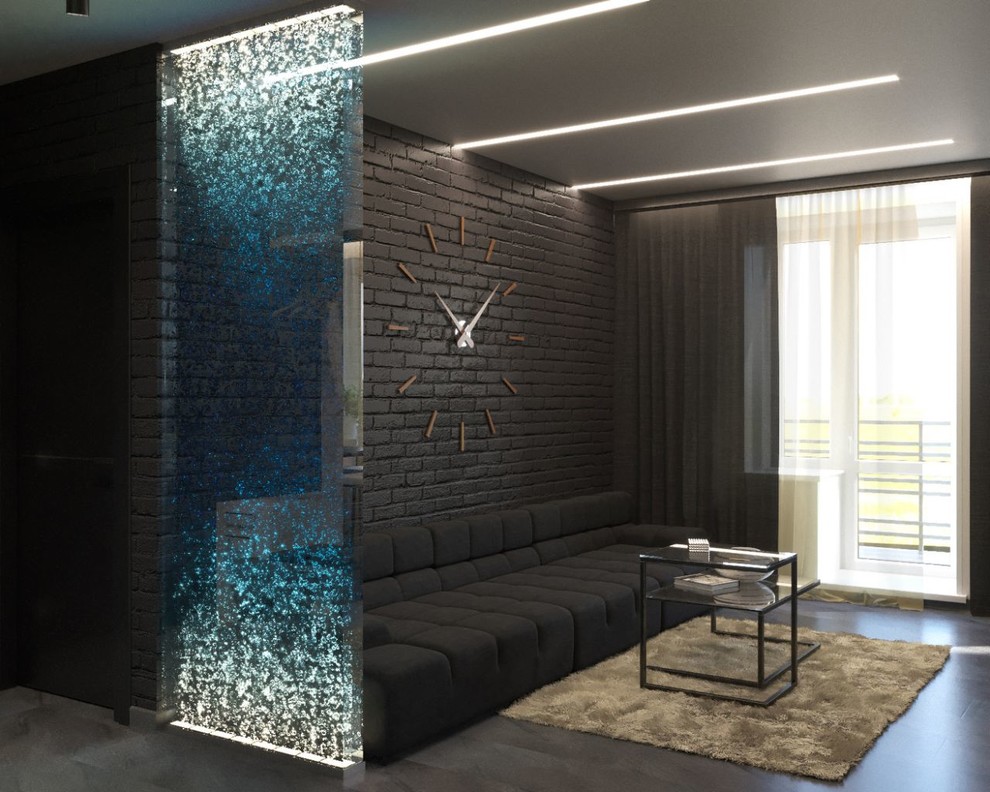 Интерьер квартиры для молодых супругов "Урбанистический шик"