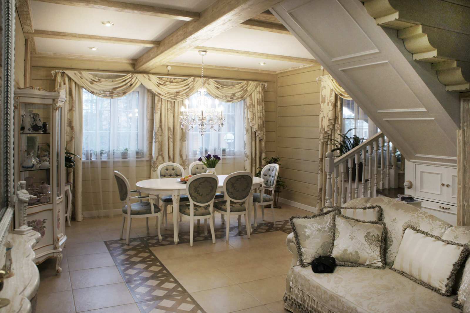 Обложка проекта: Дизайн интерьера коттеджа в Александровской