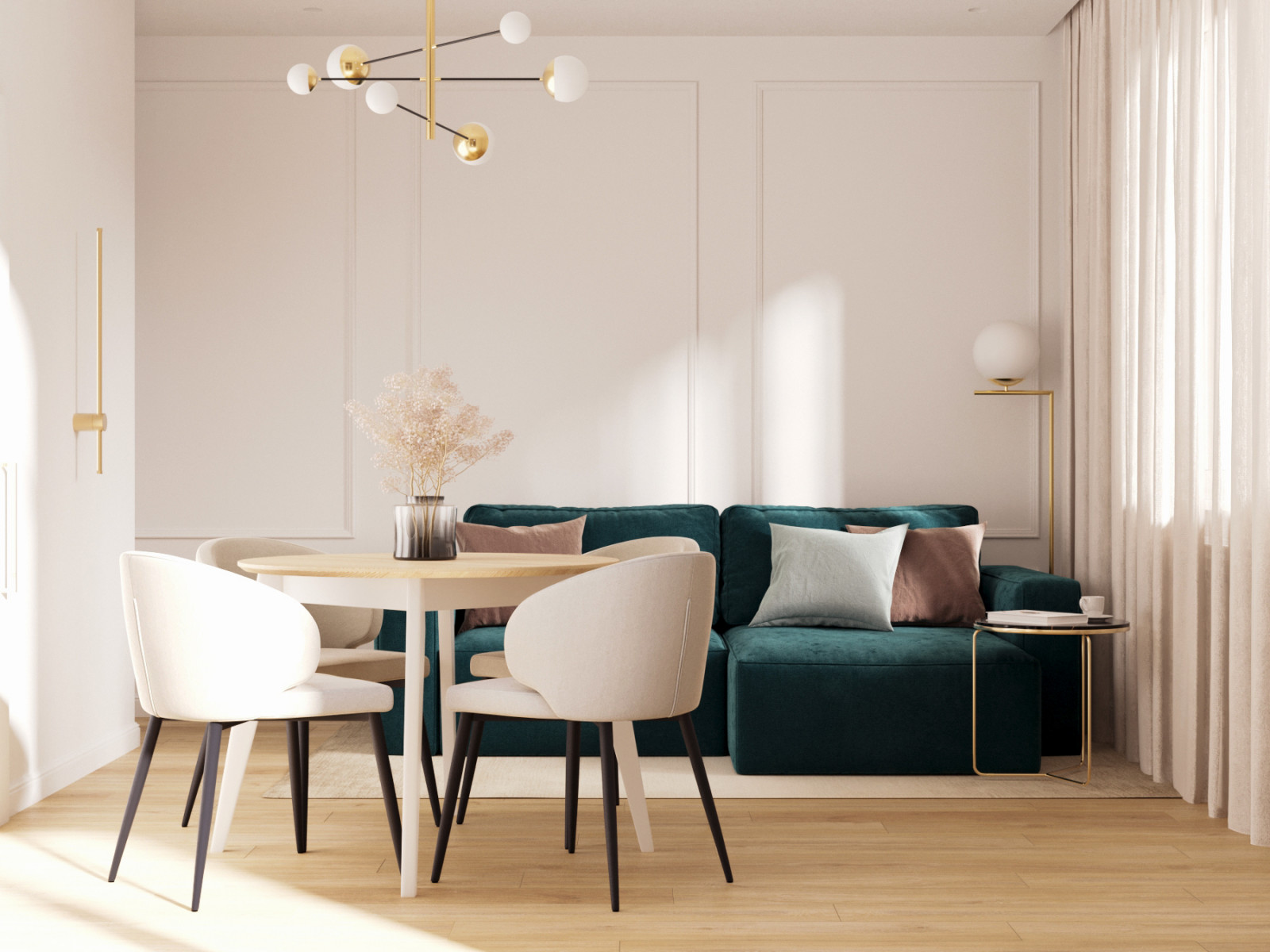 Интересная планировка в небольшой квартире