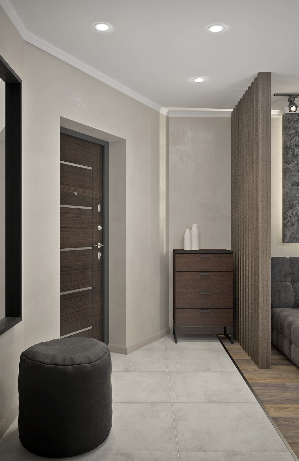 Обложка проекта: Современная однокомнатная квартира для молодого человека.