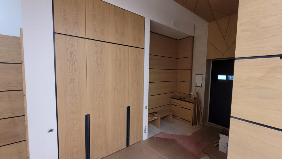 Обложка проекта: Панели и мебель. Отделка квартиры на Тореза.