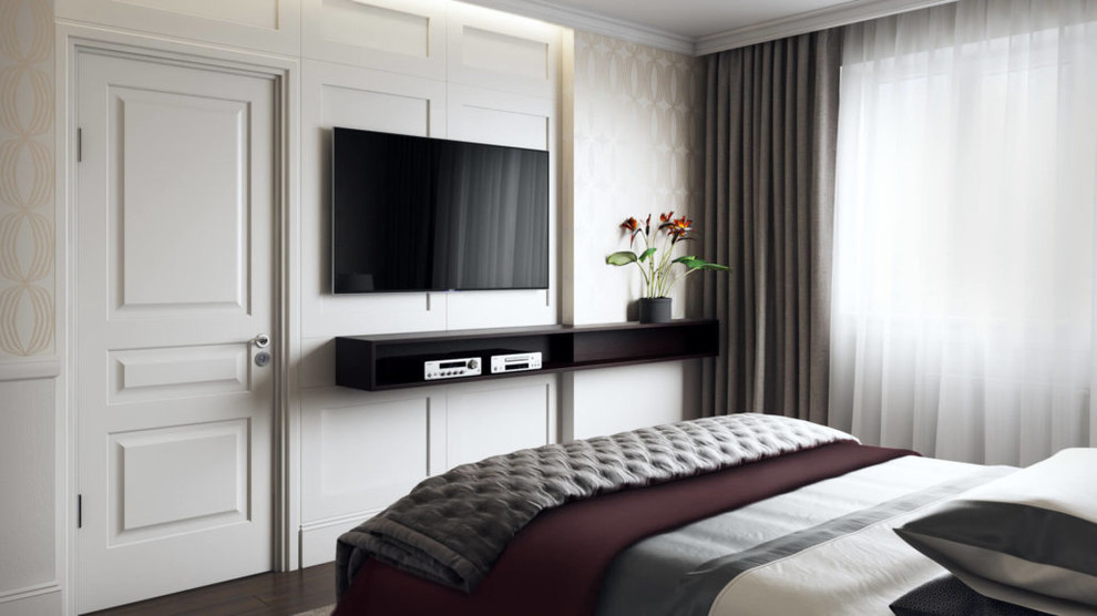 Дизайн просторной квартиры в светлых тонах