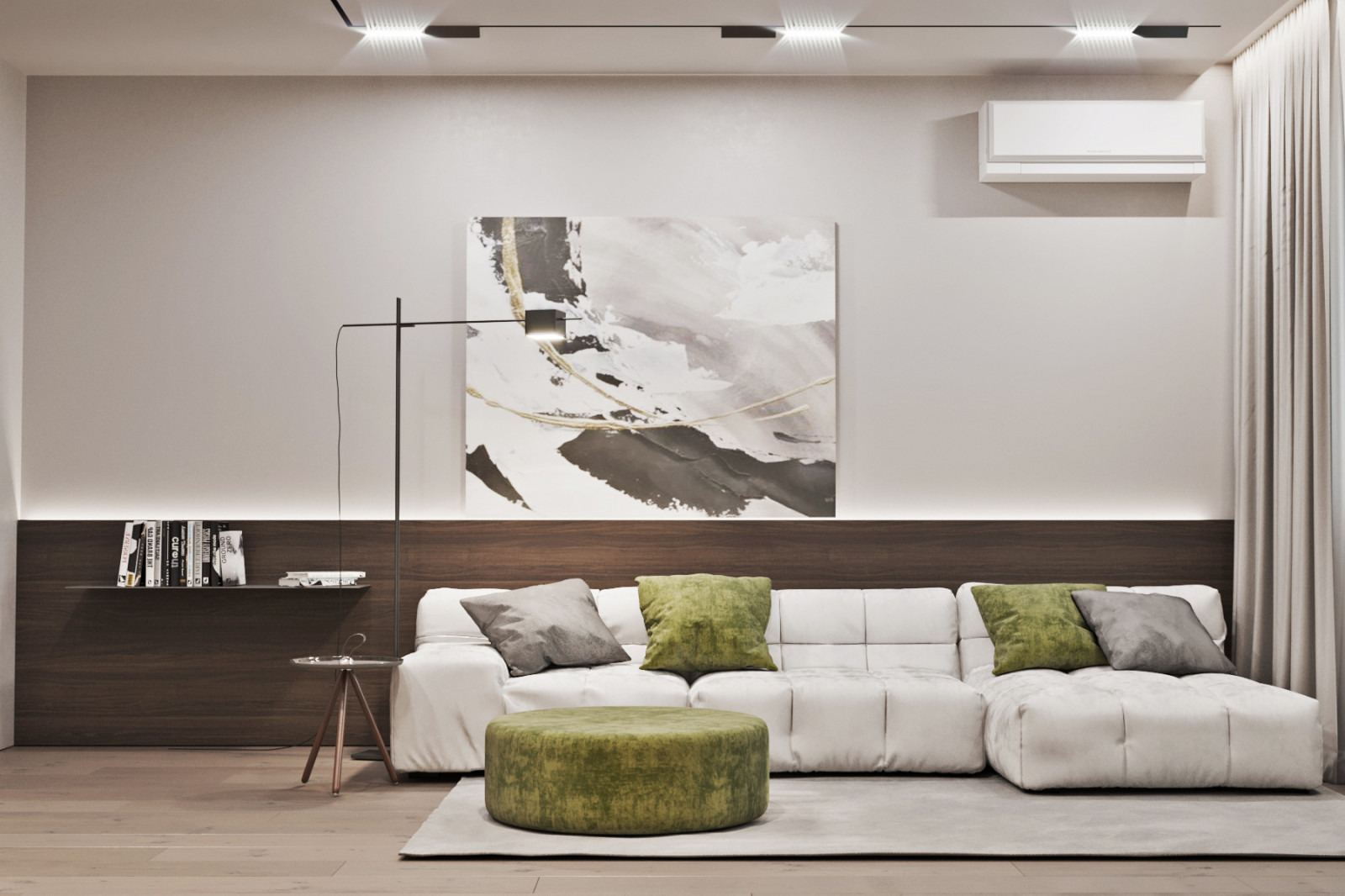 Квартира в бежевых тонах