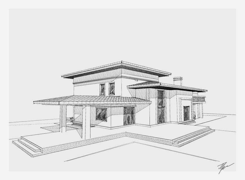 Обложка проекта: Дом а ля Райт