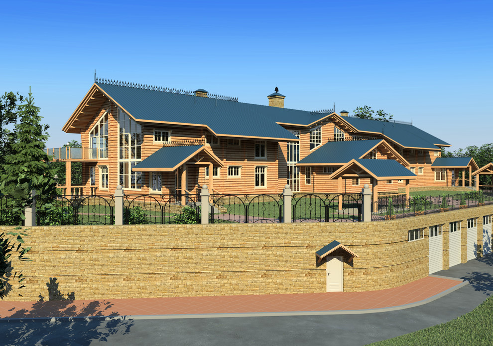 Обложка проекта: Деревянный коттедж в Токсово