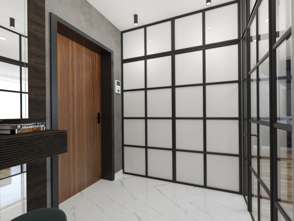 Обложка проекта: Дизайн-проект двухкомнатной квартиры в стиле Лофт