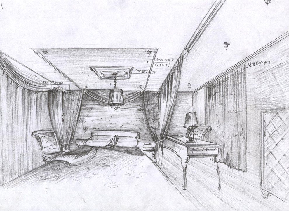 ручная графика, когда нет компютера под рукой