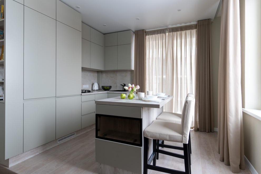 Мебель в едином стиле для однокомнатной квартиры в Светлогорске