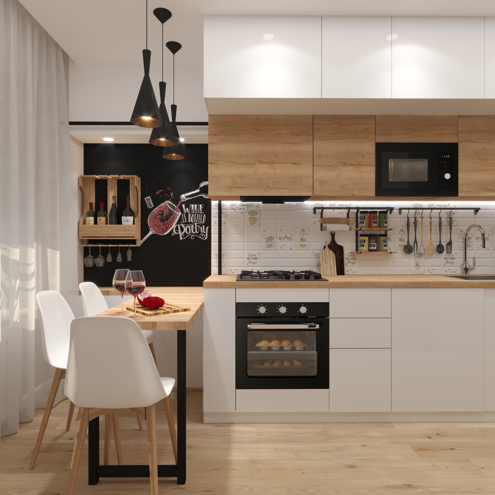 Дизайн проект двухкомнатной квартиры 67,3 кв.м.(старый фонд)