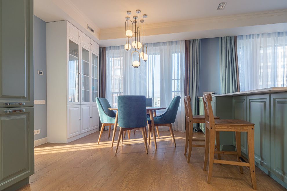 Ремонт трехкомнатной квартиры с кухней-гостинной м.Новые Черемушки