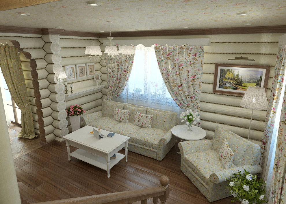 Интерьер бревенчатого дома в г. Кодинск